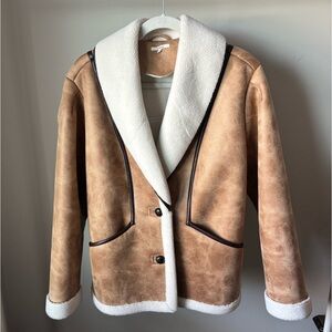 Revolve Tularosa Dylan Coat in Chestnut Brown